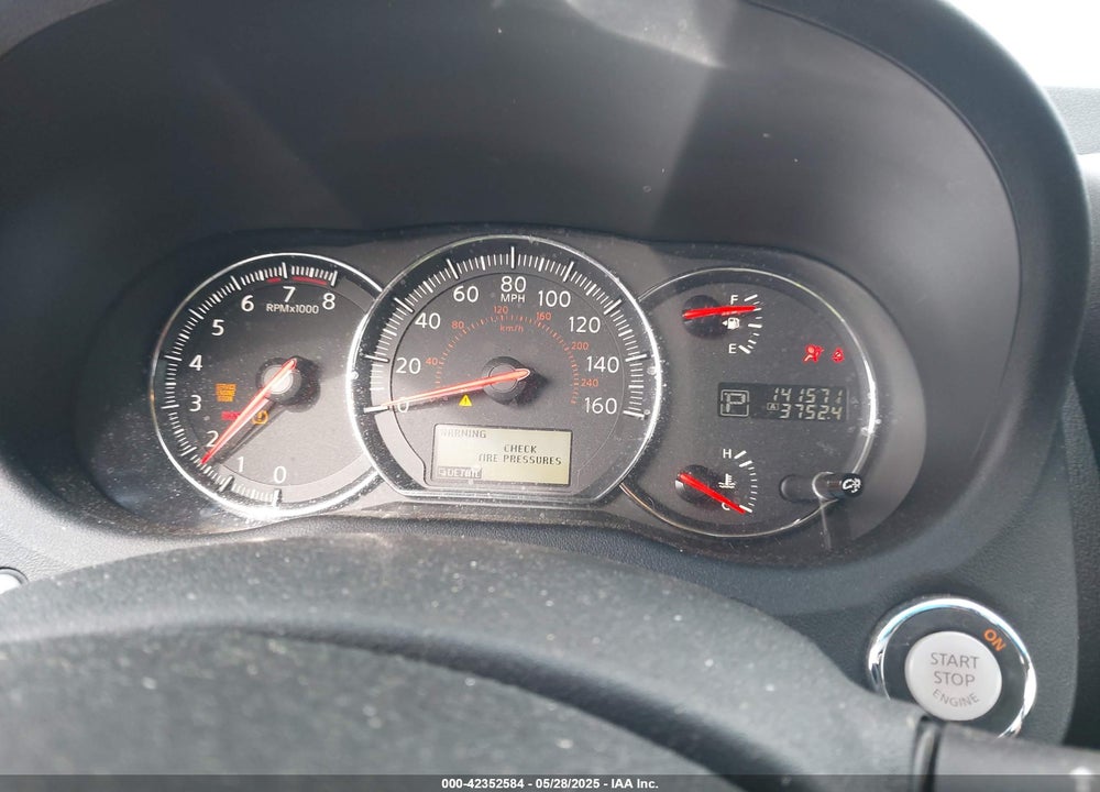 2012 NISSAN MAXIMA VIN: 1N4AA5AP6CC844398