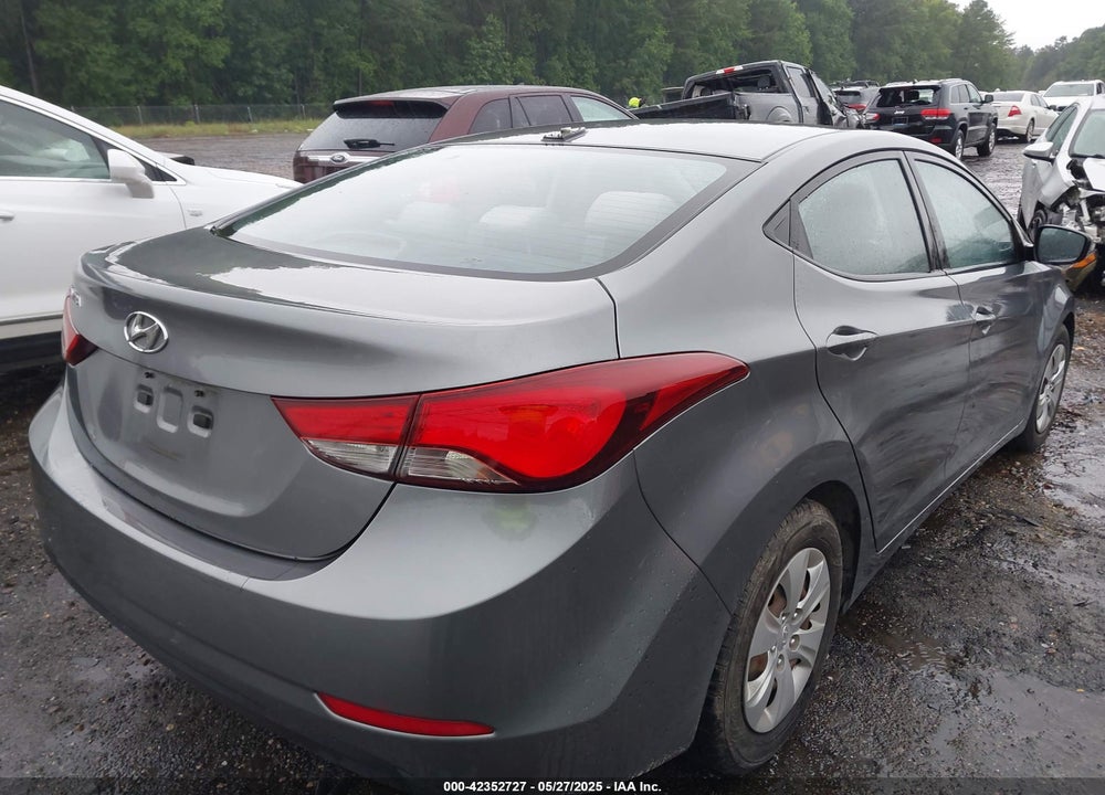 2016 HYUNDAI ELANTRA SE VIN: KMHDH4AE3GU607052