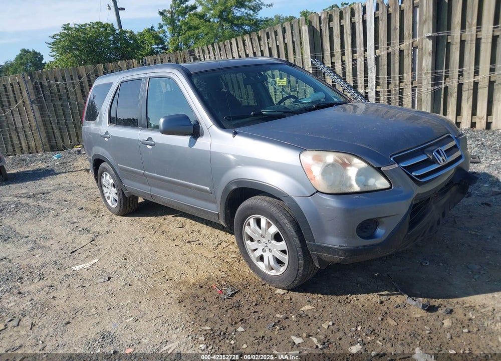 2005 HONDA CR-V SE VIN: SHSRD78965U342142