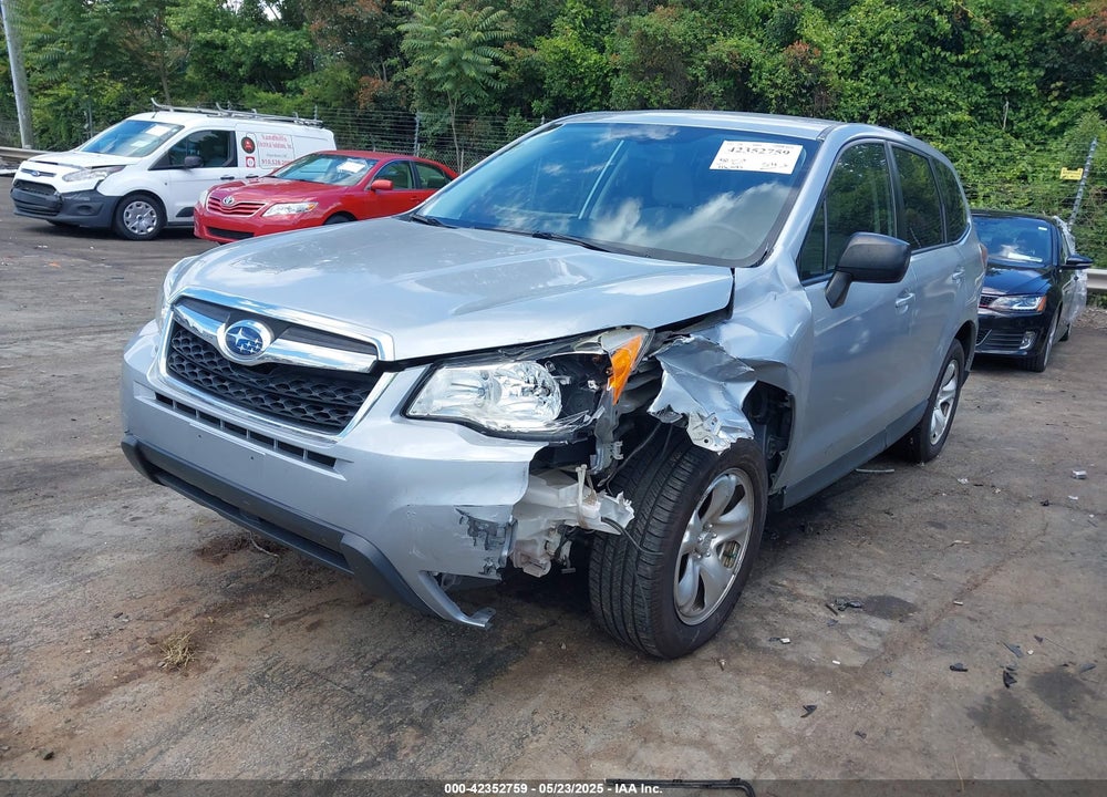 2016 SUBARU FORESTER 2.5I VIN: JF2SJAAC5GH404042