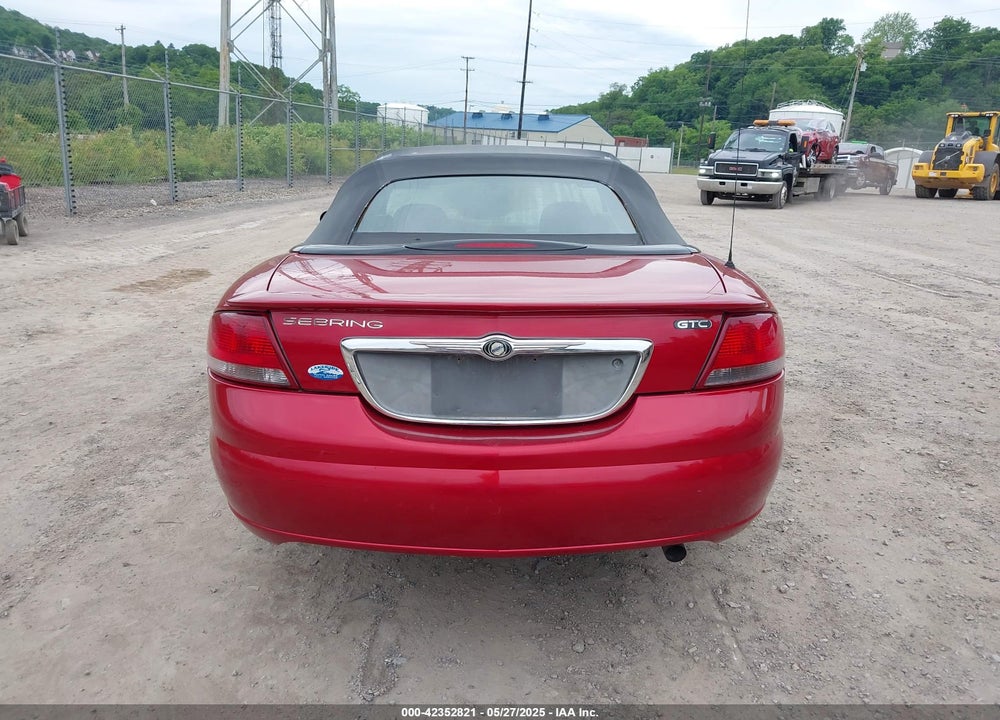 2004 CHRYSLER SEBRING GTC VIN: 1C3EL75R44N172753