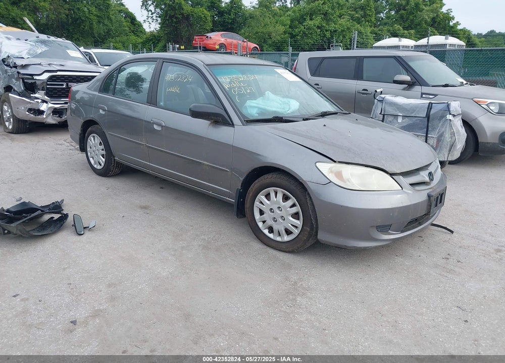 2005 HONDA CIVIC LX VIN: 2HGES16555H633462