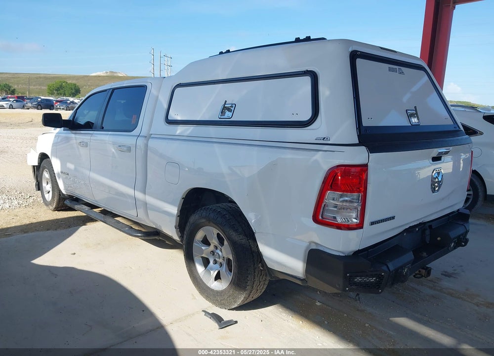 2019 RAM 1500 BIG HORN/LONE STAR 4X2 6'4 BOX VIN: 1C6RREMG9KN891758