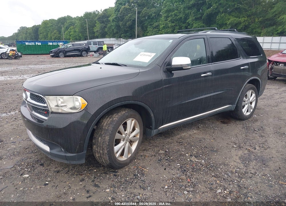 2011 DODGE DURANGO VIN: 1D4RD4GG2BC598294