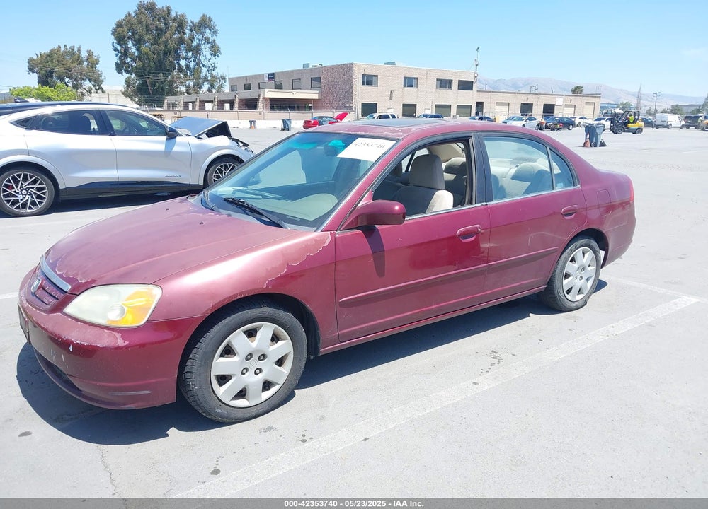 2002 HONDA CIVIC EX VIN: 2HGES26712H565714