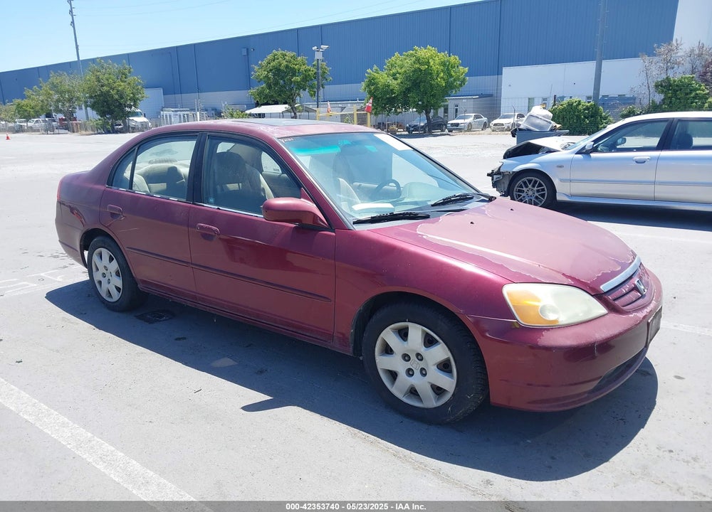 2002 HONDA CIVIC EX VIN: 2HGES26712H565714