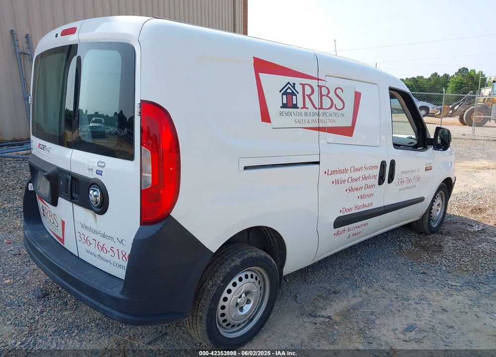 2020 RAM PROMASTER CITY VIN: ZFBHRFAB9L6P36239