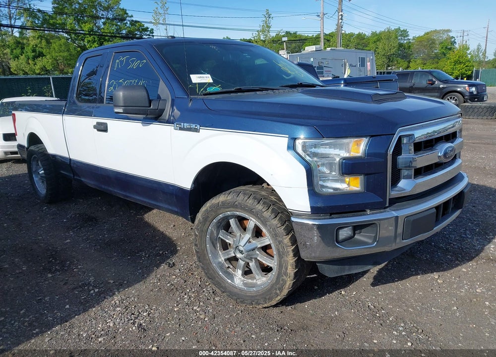 2016 FORD F150 SUPER CAB VIN: 1FTEX1C8XGFC48711
