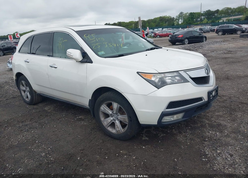 2011 ACURA MDX TECHNOLOGY VIN: 2HNYD2H69BH511906