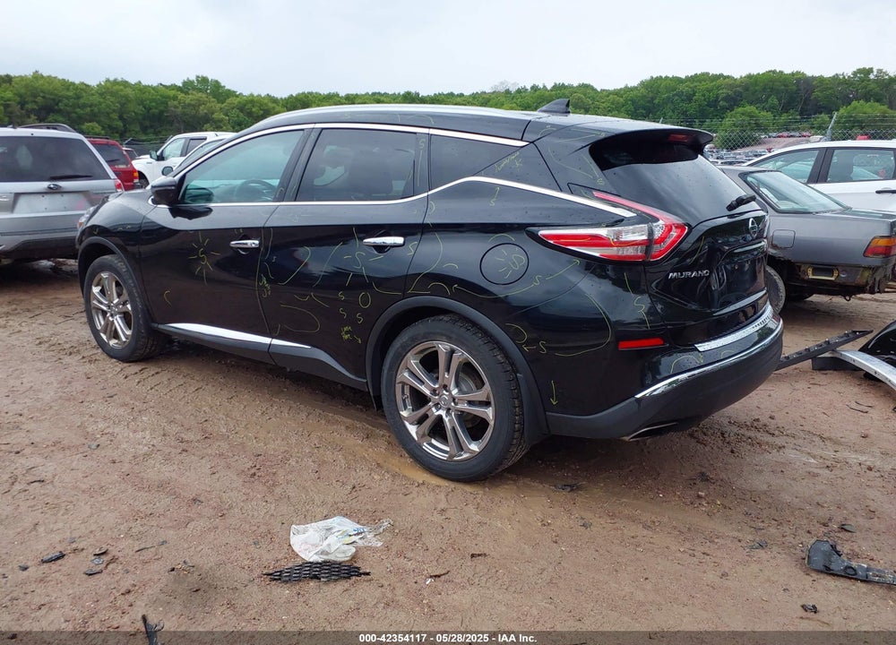 2016 NISSAN MURANO PLATINUM VIN: 5N1AZ2MH9GN159372