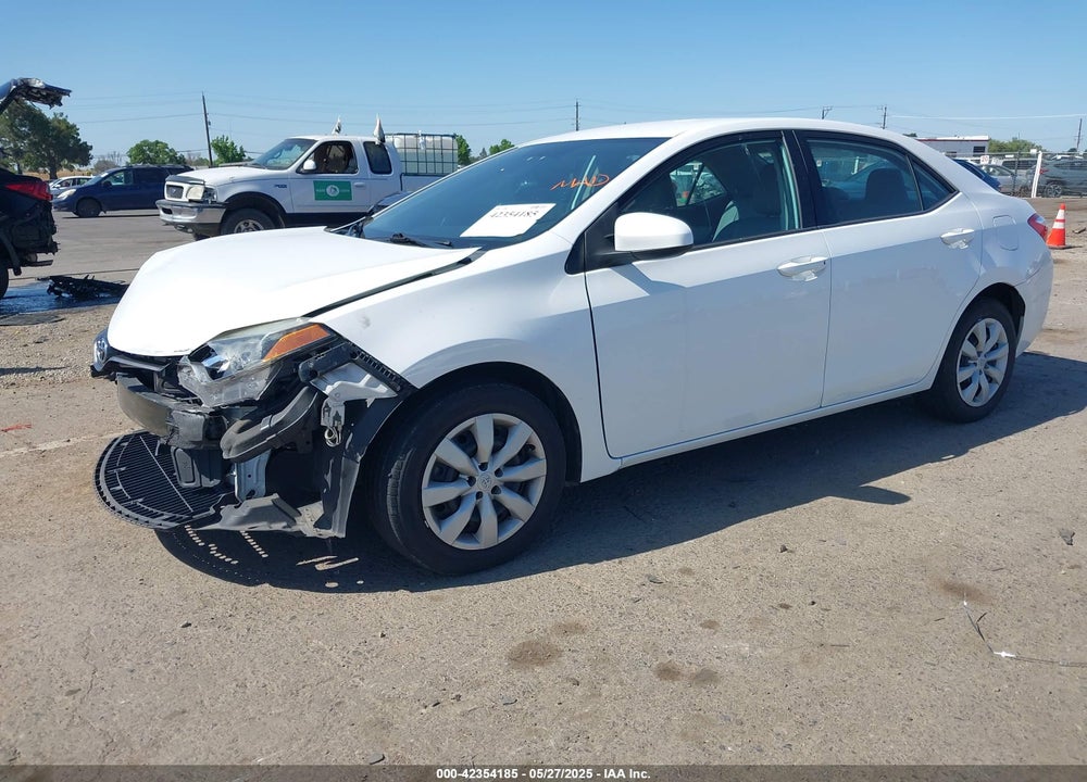 2015 TOYOTA COROLLA LE VIN: 2T1BURHE1FC434878