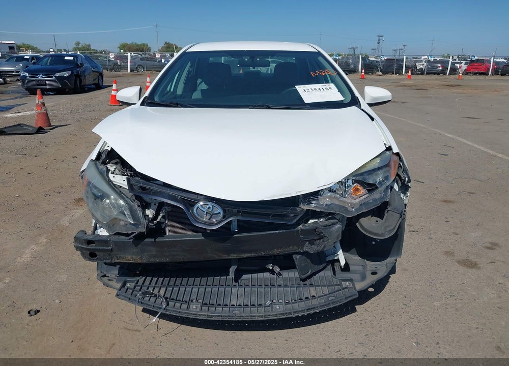 2015 TOYOTA COROLLA LE VIN: 2T1BURHE1FC434878