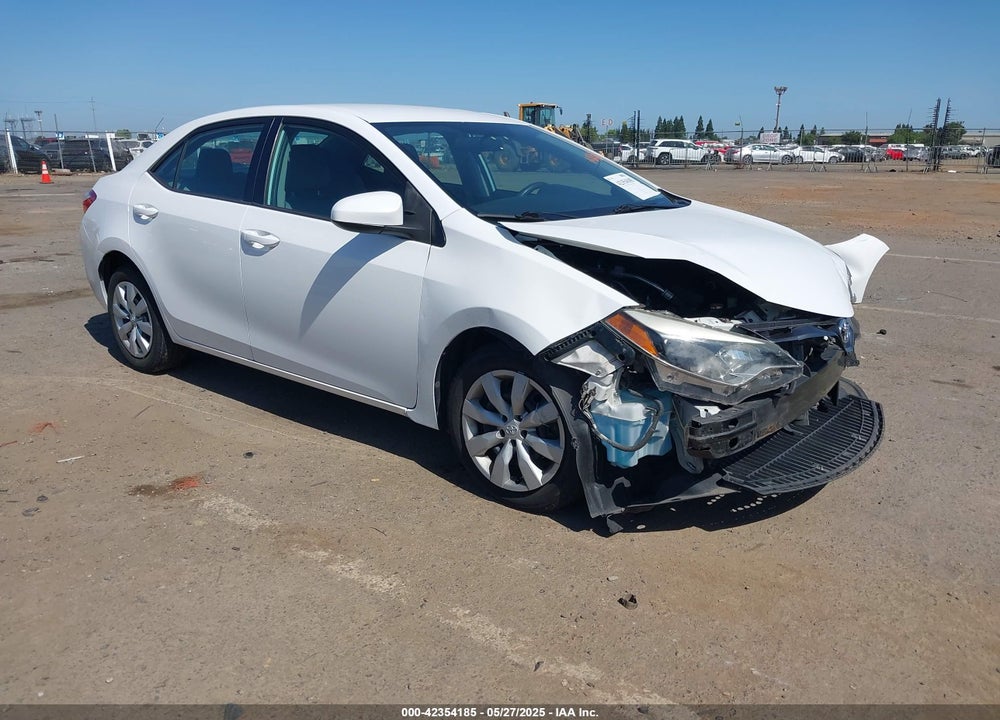 2015 TOYOTA COROLLA LE VIN: 2T1BURHE1FC434878