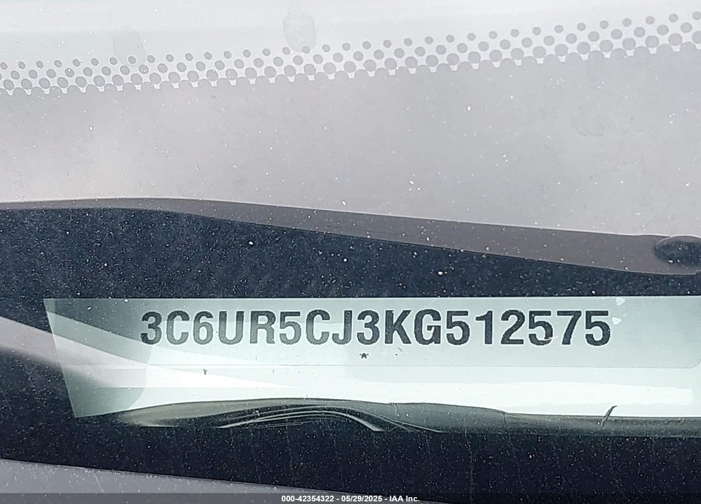 2019 RAM 2500 VIN: 3C6UR5CJ3KG512575
