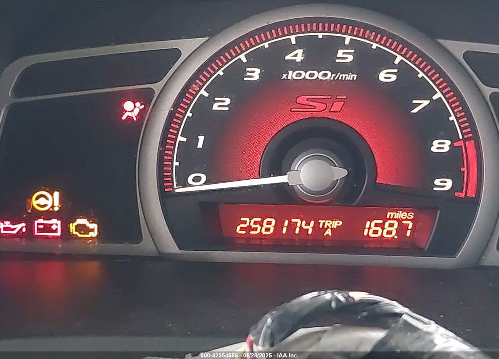 2007 HONDA CIVIC SI VIN: 2HGFG21587H706281