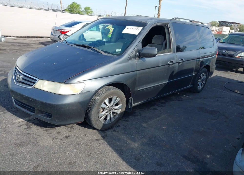 2002 HONDA ODYSSEY EX VIN: 2HKRL18632H512158