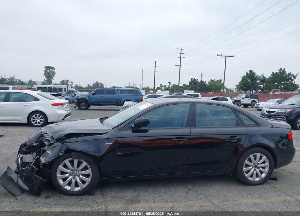 2012 AUDI A4 2.0T PREMIUM VIN: WAUAFAFL5CA115358