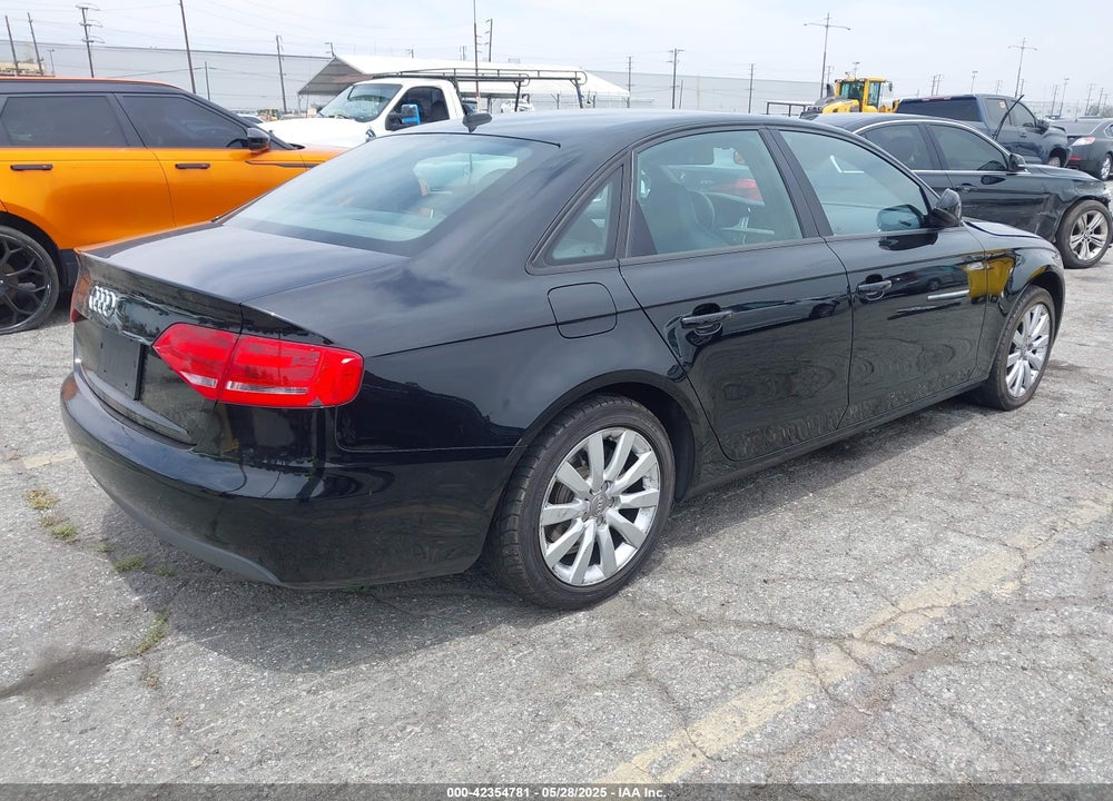 2012 AUDI A4 2.0T PREMIUM VIN: WAUAFAFL5CA115358