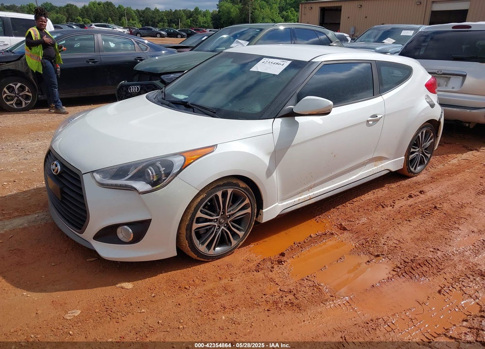 2016 HYUNDAI VELOSTER TURBO VIN: KMHTC6AE0GU293981