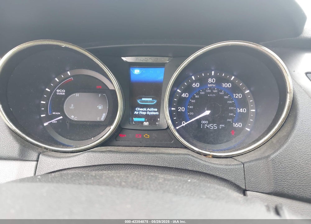 2012 HYUNDAI SONATA HYBRID VIN: KMHEC4A43CA025040