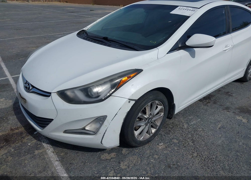 2015 HYUNDAI ELANTRA SE VIN: 5NPDH4AE9FH584650