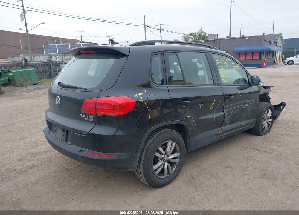 2015 VOLKSWAGEN TIGUAN S VIN: WVGBV7AX6FW575879