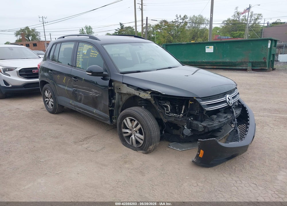 2015 VOLKSWAGEN TIGUAN S VIN: WVGBV7AX6FW575879