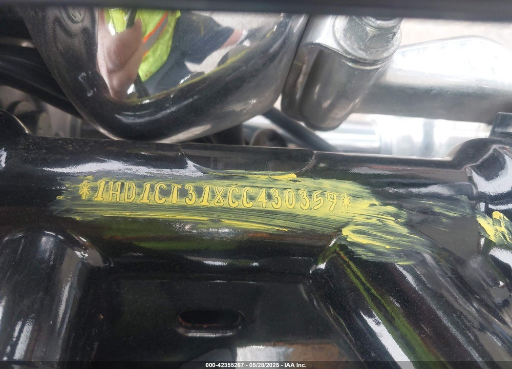 2012 HARLEY-DAVIDSON XL1200 C VIN: 1HD1CT318CC430359