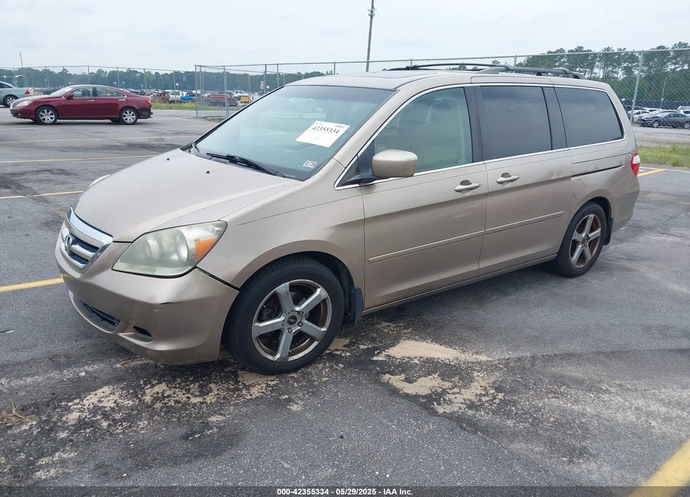 2007 HONDA ODYSSEY TOURING VIN: 5FNRL38867B076568