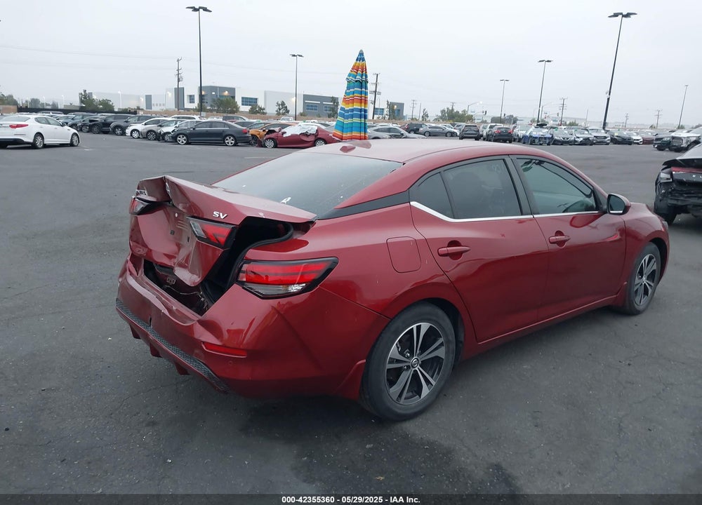 2022 NISSAN SENTRA SV XTRONIC CVT VIN: 3N1AB8CV7NY268158