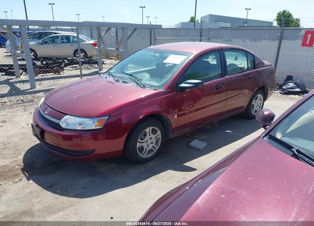 2003 SATURN ION 2 VIN: 1G8AJ52F63Z166050
