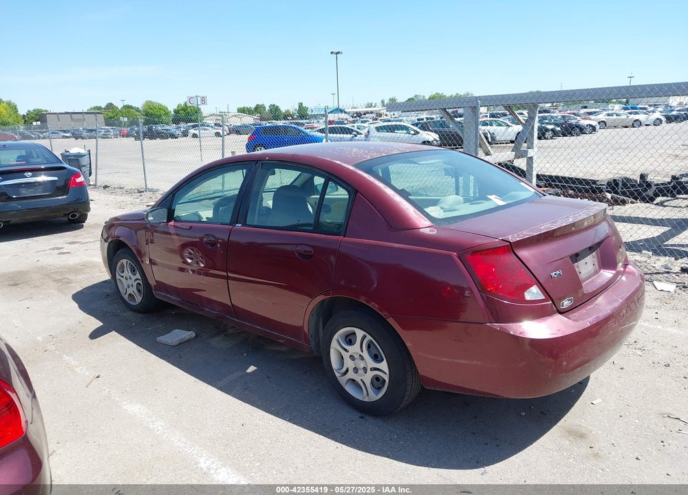 2003 SATURN ION 2 VIN: 1G8AJ52F63Z166050