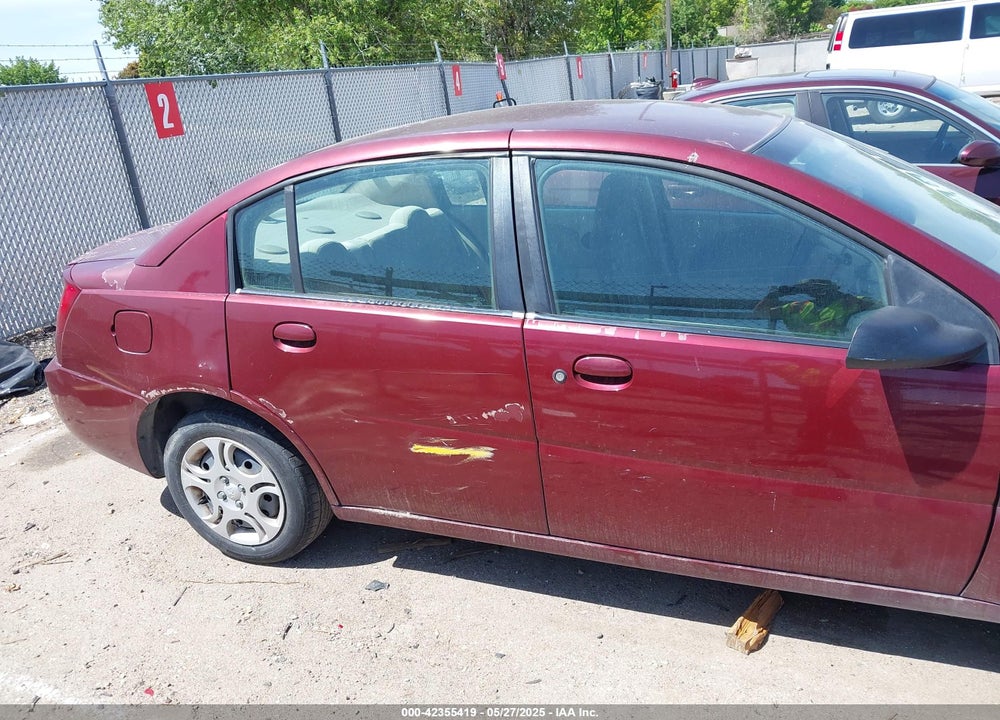 2003 SATURN ION 2 VIN: 1G8AJ52F63Z166050