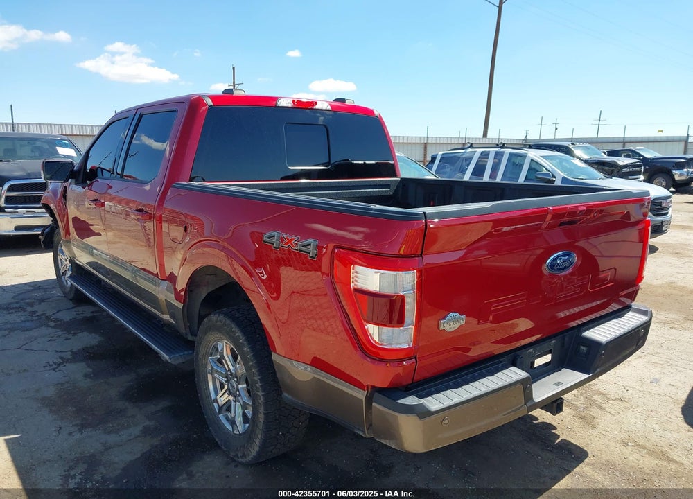 2021 FORD F-150 KING RANCH VIN: 1FTFW1E5XMFA73267