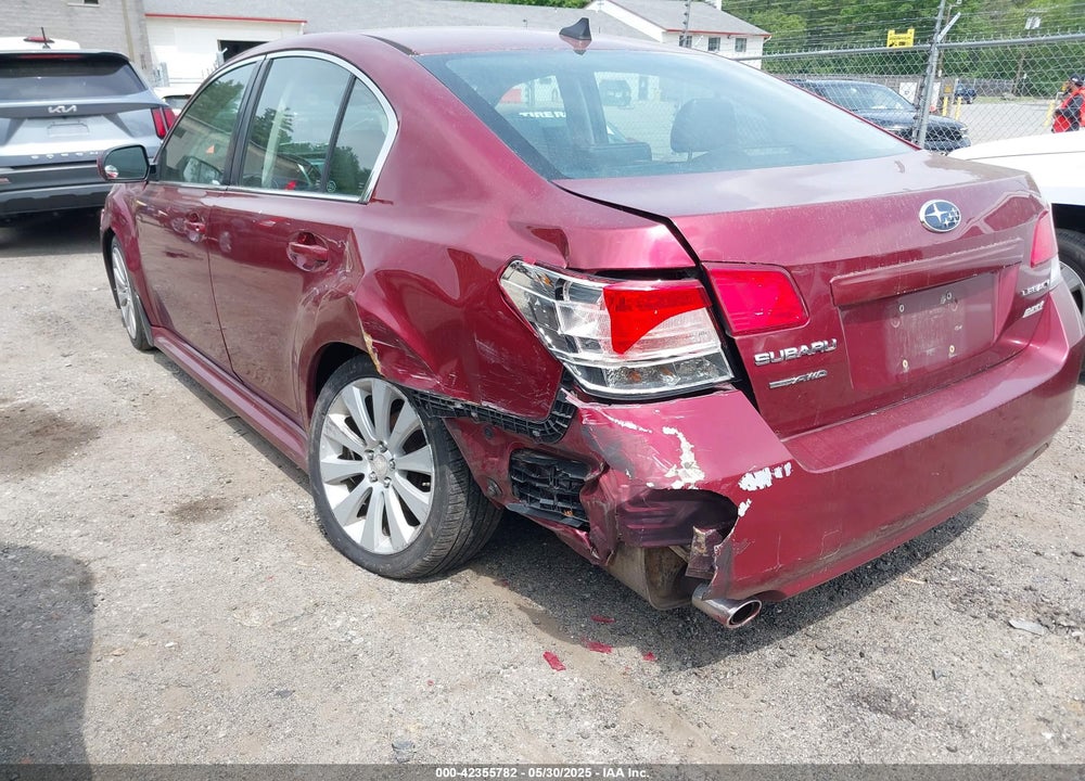 2011 SUBARU LEGACY VIN: 4S3BMBK66B3231349