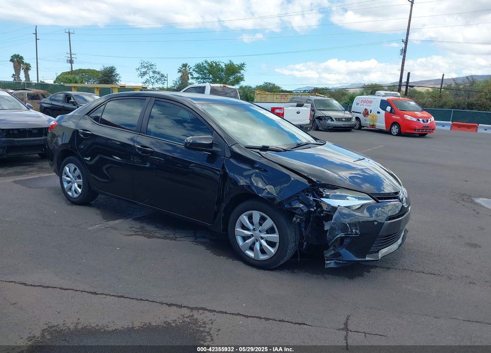2016 TOYOTA COROLLA LE VIN: 5YFBURHE4GP426579