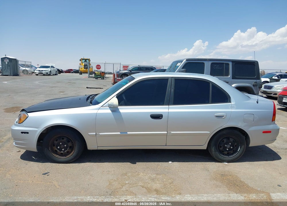 2004 HYUNDAI ACCENT GL VIN: KMHCG45C54U499777