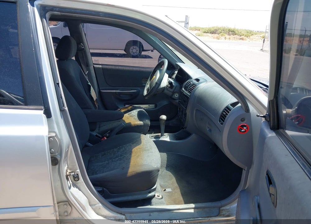 2004 HYUNDAI ACCENT GL VIN: KMHCG45C54U499777