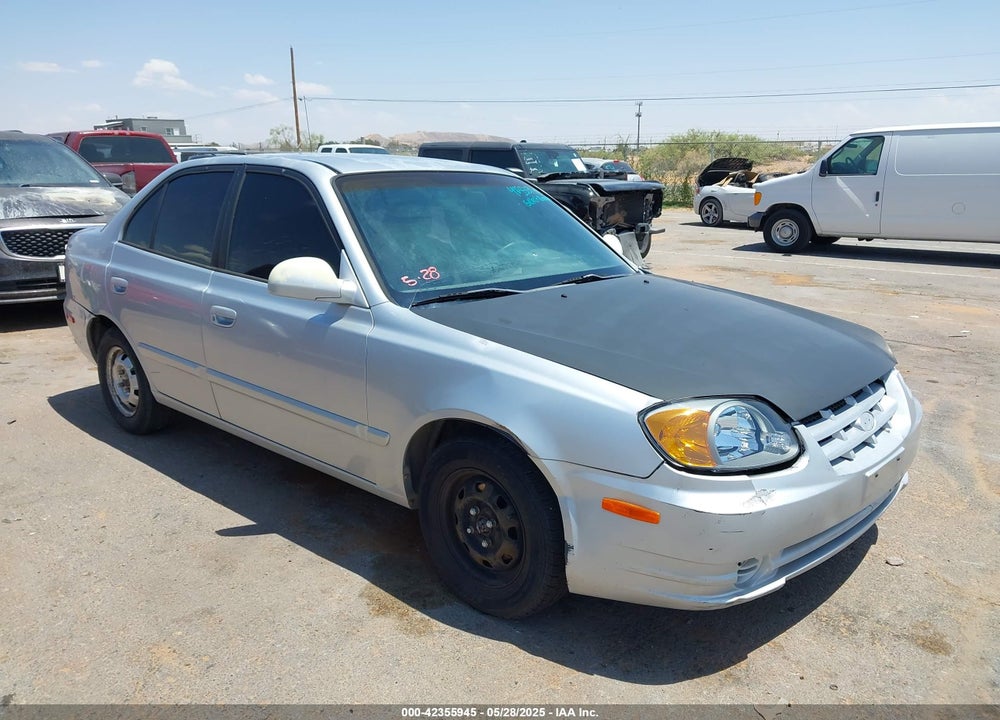 2004 HYUNDAI ACCENT GL VIN: KMHCG45C54U499777