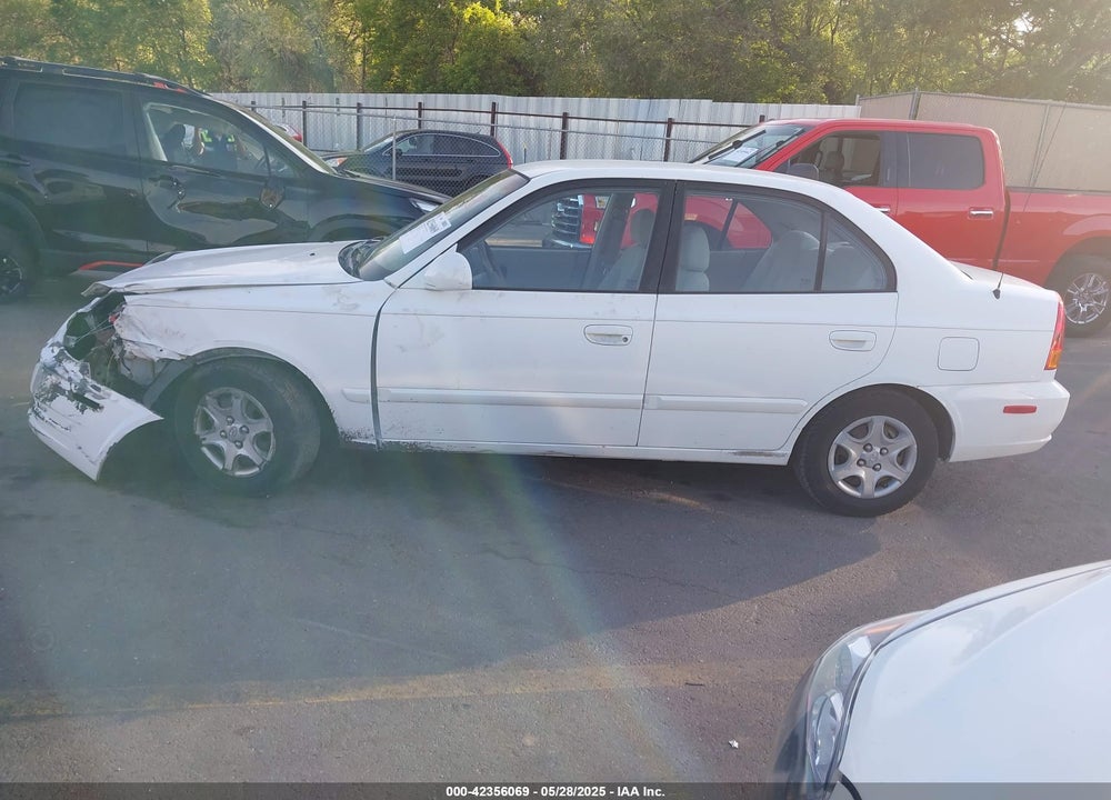 2003 HYUNDAI ACCENT GL VIN: KMHCG45C63U463420