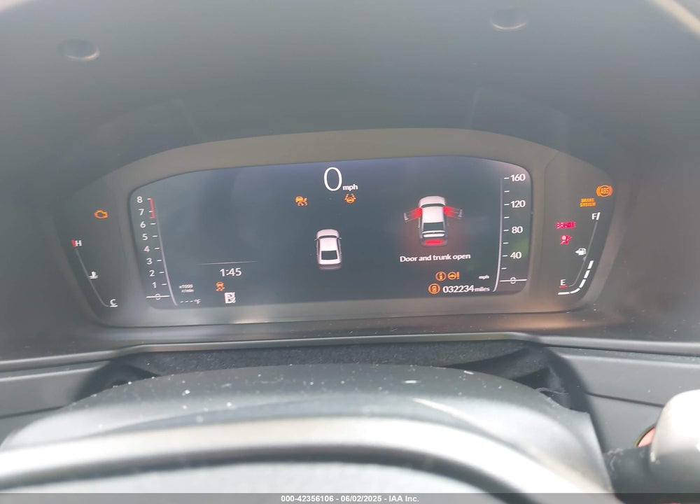 2023 HONDA ACCORD VIN: 1HGCY1F22PA011544