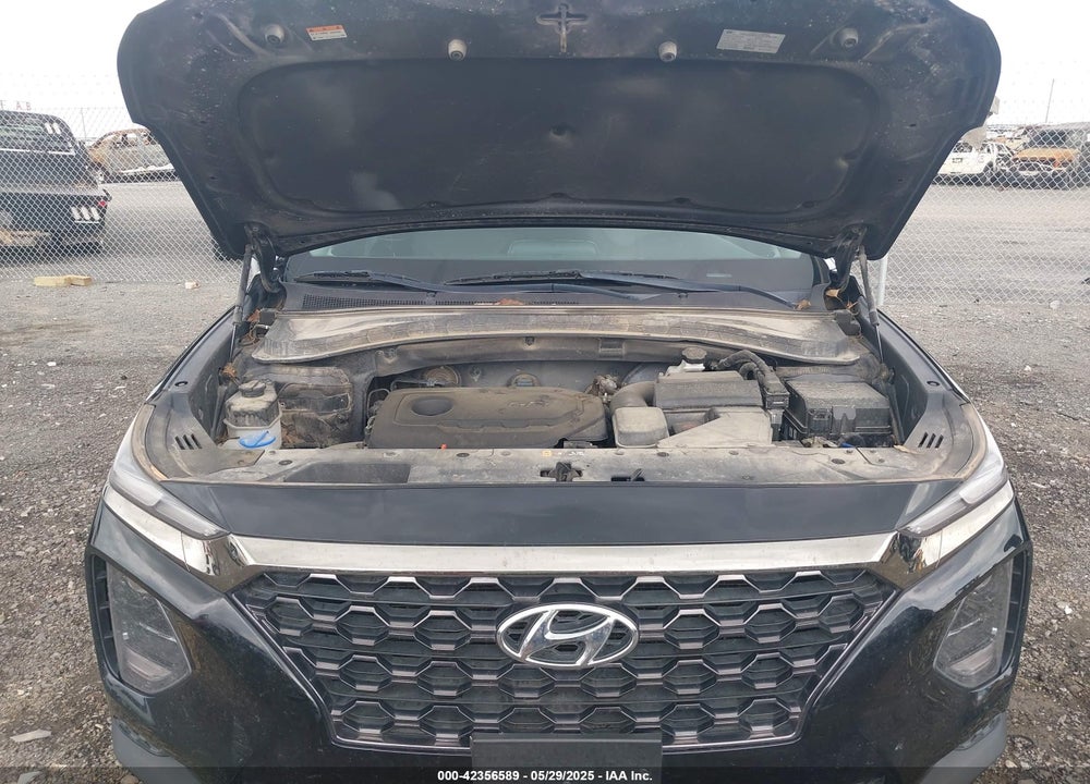 2019 HYUNDAI SANTA FE VIN: 5NMS23AD5KH011617
