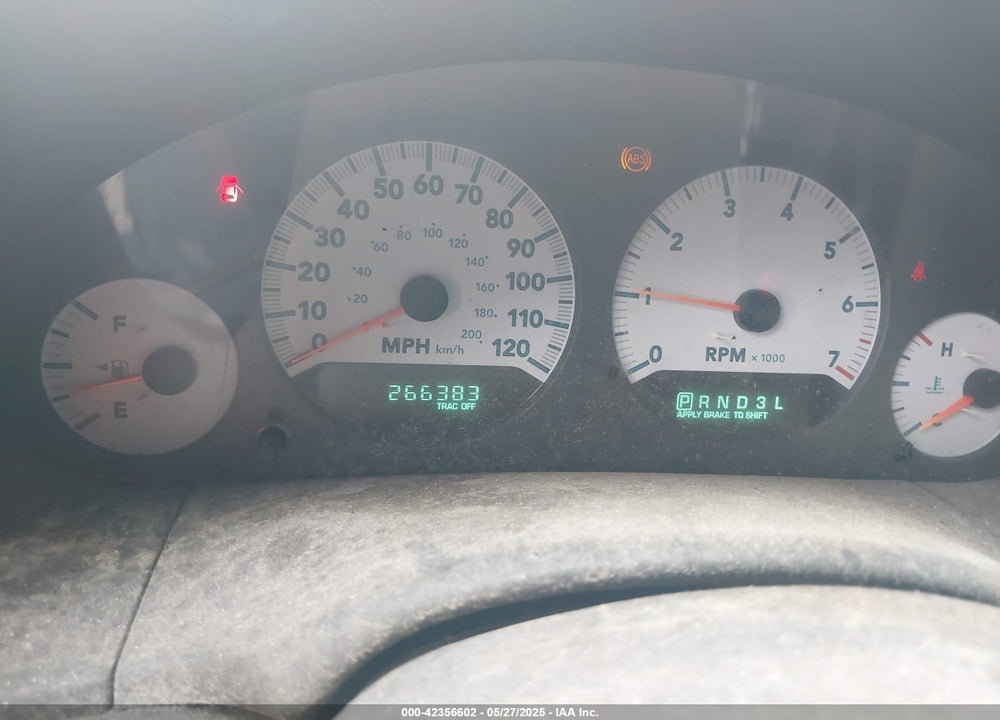 2007 DODGE GRAND CARAVAN SXT VIN: 2D4GP44LX7R349224