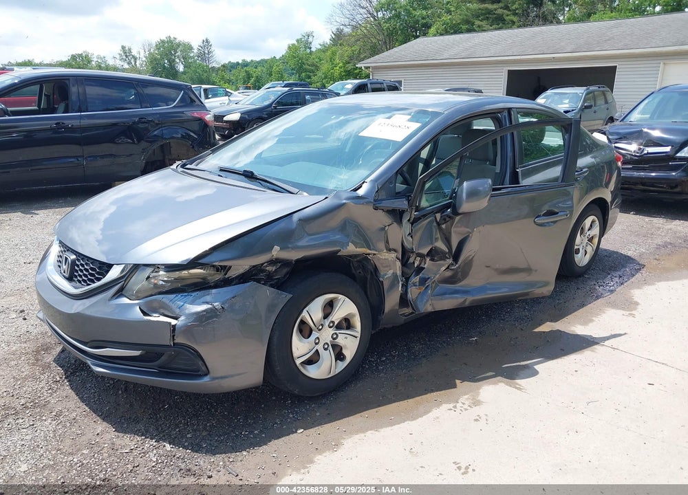 2013 HONDA CIVIC LX VIN: 19XFB2F53DE041982