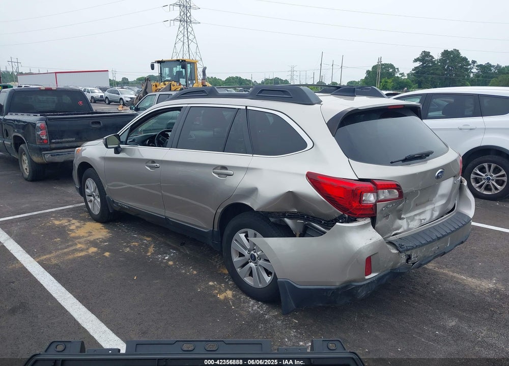 2016 SUBARU OUTBACK VIN: 4S4BSBHC3G3272186