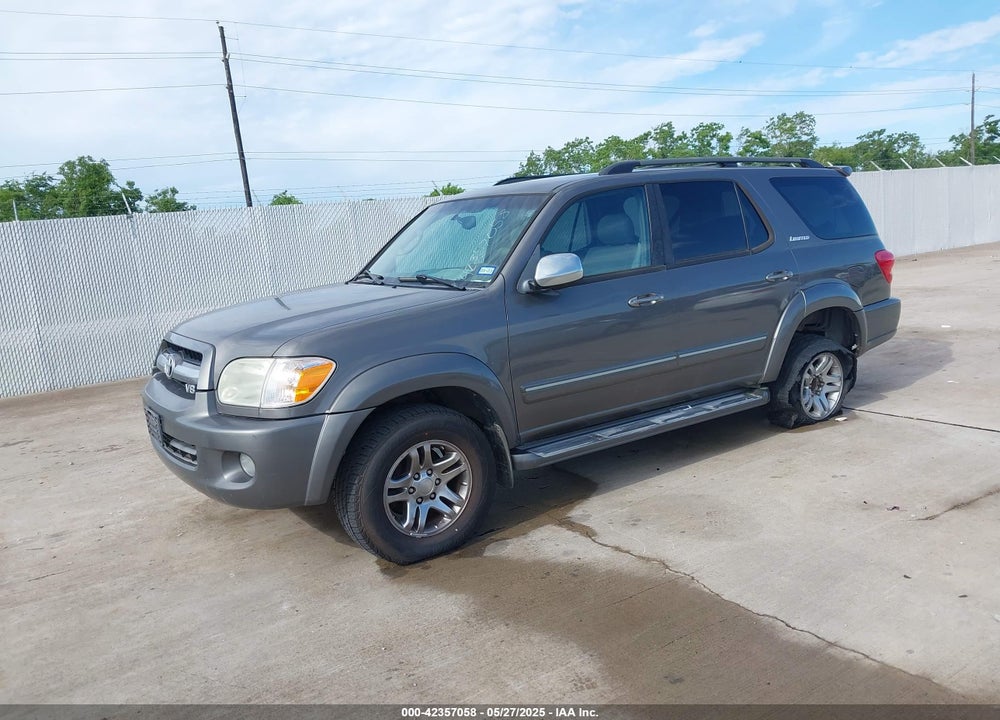 2007 TOYOTA SEQUOIA LIMITED V8 VIN: 5TDZT38A77S297952