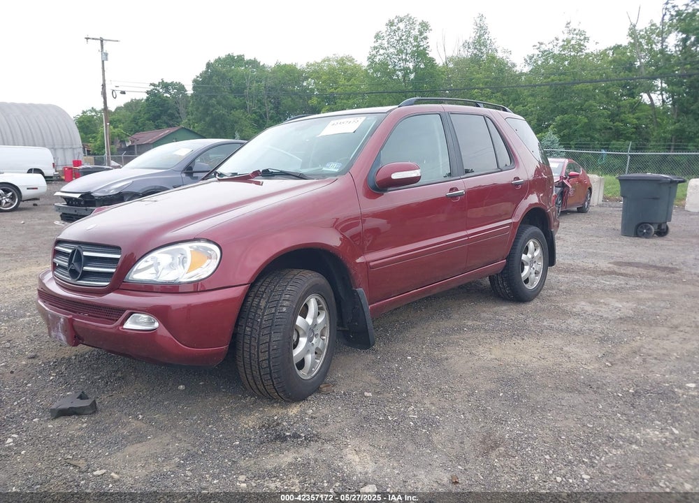 2002 MERCEDES-BENZ ML 500 VIN: 4JGAB75E92A311981