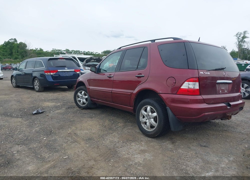 2002 MERCEDES-BENZ ML 500 VIN: 4JGAB75E92A311981