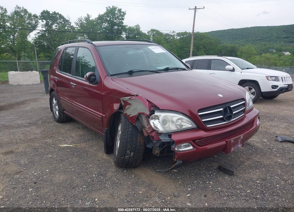 2002 MERCEDES-BENZ ML 500 VIN: 4JGAB75E92A311981