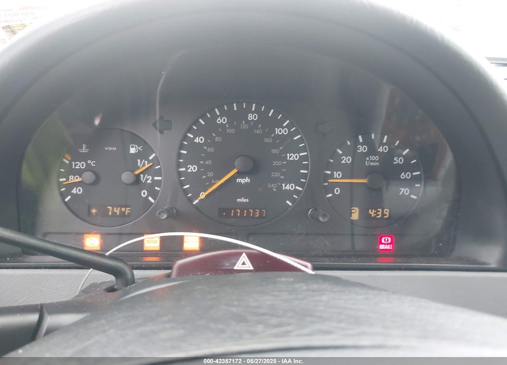2002 MERCEDES-BENZ ML 500 VIN: 4JGAB75E92A311981